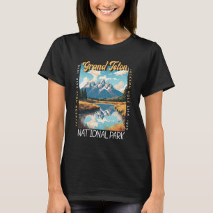 グランドテトンナショナルパークジャクソンホ動揺してール Tシャツ
