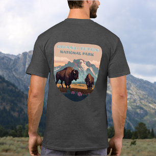 グランドテトンナショナルパークジャクソンワイオミンマウンテン Tシャツ