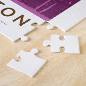 グランドテトンナショナルパークテトンレンジトラベルアート ジグソーパズル (側面)