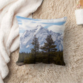 グランドテトンナショナルパークテトンレンジ クッション (ブランケット)