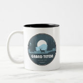 グランドテトンナショナルパークディアー ツートーンマグカップ (左)