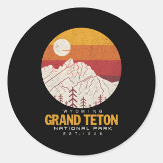 グランドテトンナショナルパークバケーションノベルティ ラウンドシール