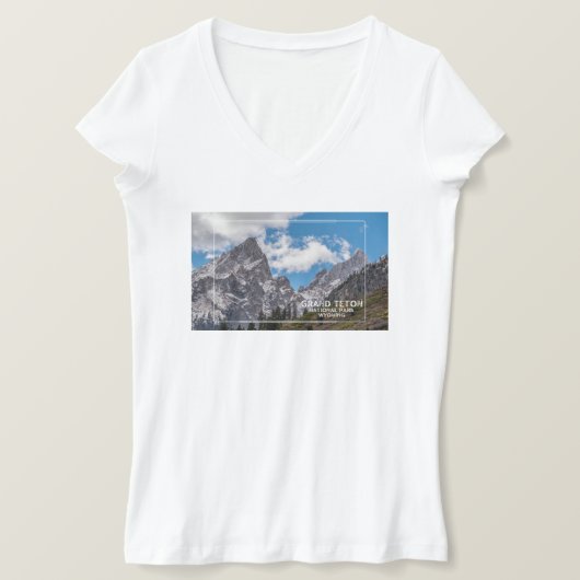 グランドテトンナショナルパークバケーション Tシャツ (デザイン正面)
