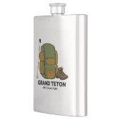 グランドテトンナショナルパークバックパック フラスク (左)