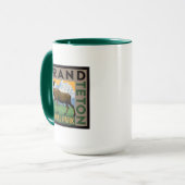 グランドテトンナショナルパークムース マグカップ (正面左)