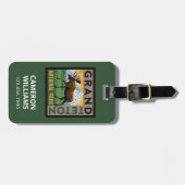 グランドテトンナショナルパークムース ラゲッジタグ (正面横)