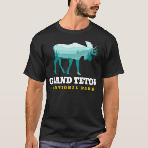 グランドテトンナショナルパークムース Tシャツ