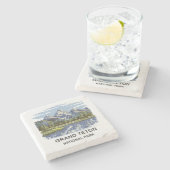 グランドテトンナショナルパークランドスケープ ストーンコースター (横)