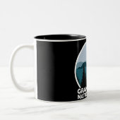 グランドテトンナショナルパークワイオミングヴィンテージレトロ ツートーンマグカップ (左)