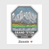 グランドテトンナショナルパークワイオミングヴィンテージ シール (シート)