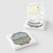 グランドテトンナショナルパークワイオミングヴィンテージ ストーンコースター (横)