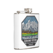 グランドテトンナショナルパークワイオミングヴィンテージ フラスク (右)