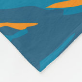 グランドテトンナショナルパークワイオミングヴィンテージ フリースブランケット (角)