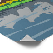 グランドテトンナショナルパークワイオミングヴィンテージ ポスター (角)