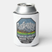 グランドテトンナショナルパークワイオミングヴィンテージ 缶クーラー (缶裏面)