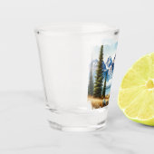 グランドテトンナショナルパークワイオミング ショットグラス (左)