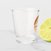 グランドテトンナショナルパークワイオミングUSA ショットグラス (左)