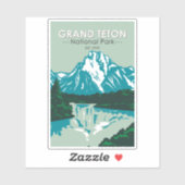 グランドテトンナショナルパークワイオミンジャクソンホール シール (シート)