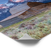 グランドテトンナショナルパークワイオミンマウンテンズバーン ポスター (角)