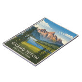 グランドテトンナショナルパークヴィンテージ ノートブック (左側)