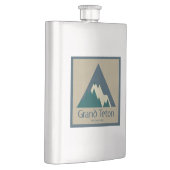 グランドテトンナショナルパーク素朴 フラスク (右)