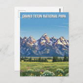 グランドテトンナショナルパーク ポストカード (正面/裏面)