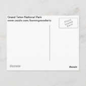 グランドテトンナショナルパーク ポストカード (裏面)