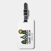 グランドテトンナショナルパーク ラゲッジタグ (正面縦)