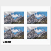 グランドテトンナショナルパーク 長方形シール (シート)