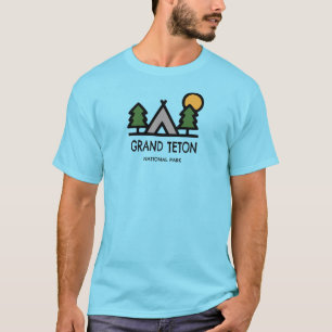 グランドテトンナショナルパーク Tシャツ