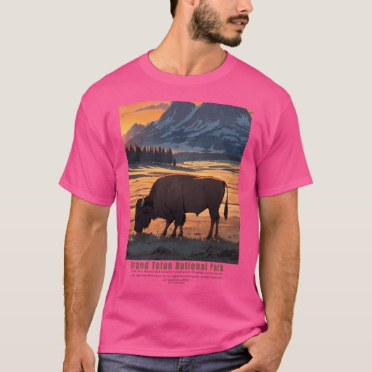 グランドテトンナショナルパーク Tシャツ (正面)