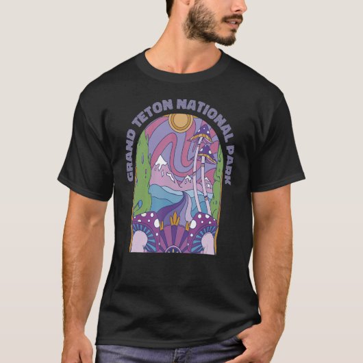 グランドテトンナショナルパーク Tシャツ (正面)