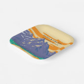 グランドテトンナショナル結婚パークレトロ ペーパープレート (傾斜あり)