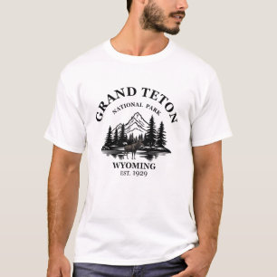 グランドテトンマウンテンズナショナルパークワイオミング Tシャツ