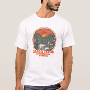 グランドテトンマウンテンズナショナルパークワイオミング Tシャツ