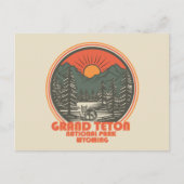 グランドテトンマウンテンズナショナルパークワイオミンホリダ シーズンポストカード (正面)