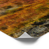 グランドテトンマウンテンズリバービューin秋 ポスター (角)