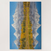 グランドテトンマウンテンズワイオミング ジグソーパズル (縦)