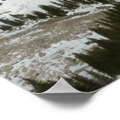 グランドテトンマウンテンズI写真の雪のピーク ポスター (角)