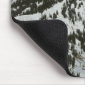 グランドテトンマウンテンズI写真の雪のピーク マウスパッド (コーナー)