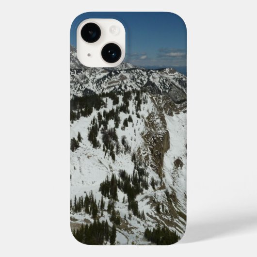 グランドテトンマウンテンズI写真の雪のピーク Case-Mate iPhoneケース (裏面)