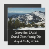 グランドテトンマウンテンズII写真の雪のピーク (正面/裏面)