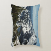 グランドテトンマウンテンズII写真の雪のピーク アクセントクッション (正面(垂直))