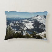 グランドテトンマウンテンズII写真の雪のピーク アクセントクッション (裏面)