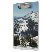 グランドテトンマウンテンズII写真の雪のピーク クリップボード (左)