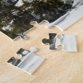 グランドテトンマウンテンズII写真の雪のピーク ジグソーパズル (側面)