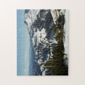 グランドテトンマウンテンズII写真の雪のピーク ジグソーパズル (縦)