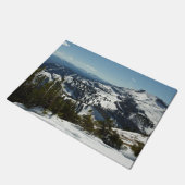グランドテトンマウンテンズII写真の雪のピーク ドアマット (アングル)