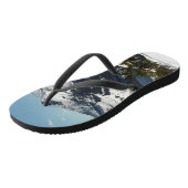 グランドテトンマウンテンズII写真の雪のピーク ビーチサンダル (アングル)