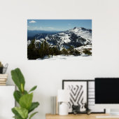 グランドテトンマウンテンズII写真の雪のピーク ポスター (ホームオフィス)